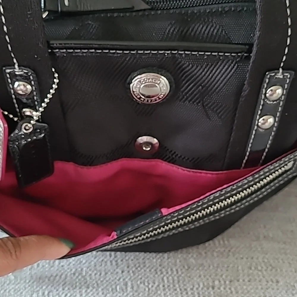 COACH bag Black & Pink - Picture 6 of 8